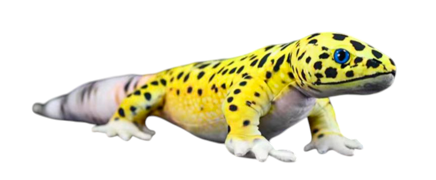 Weighted 0.5-2lbs 26" Leopard Gecko Plush for Anxiety, ADHD, Stress, Autism, Comfort Therapy Stuffed Animal