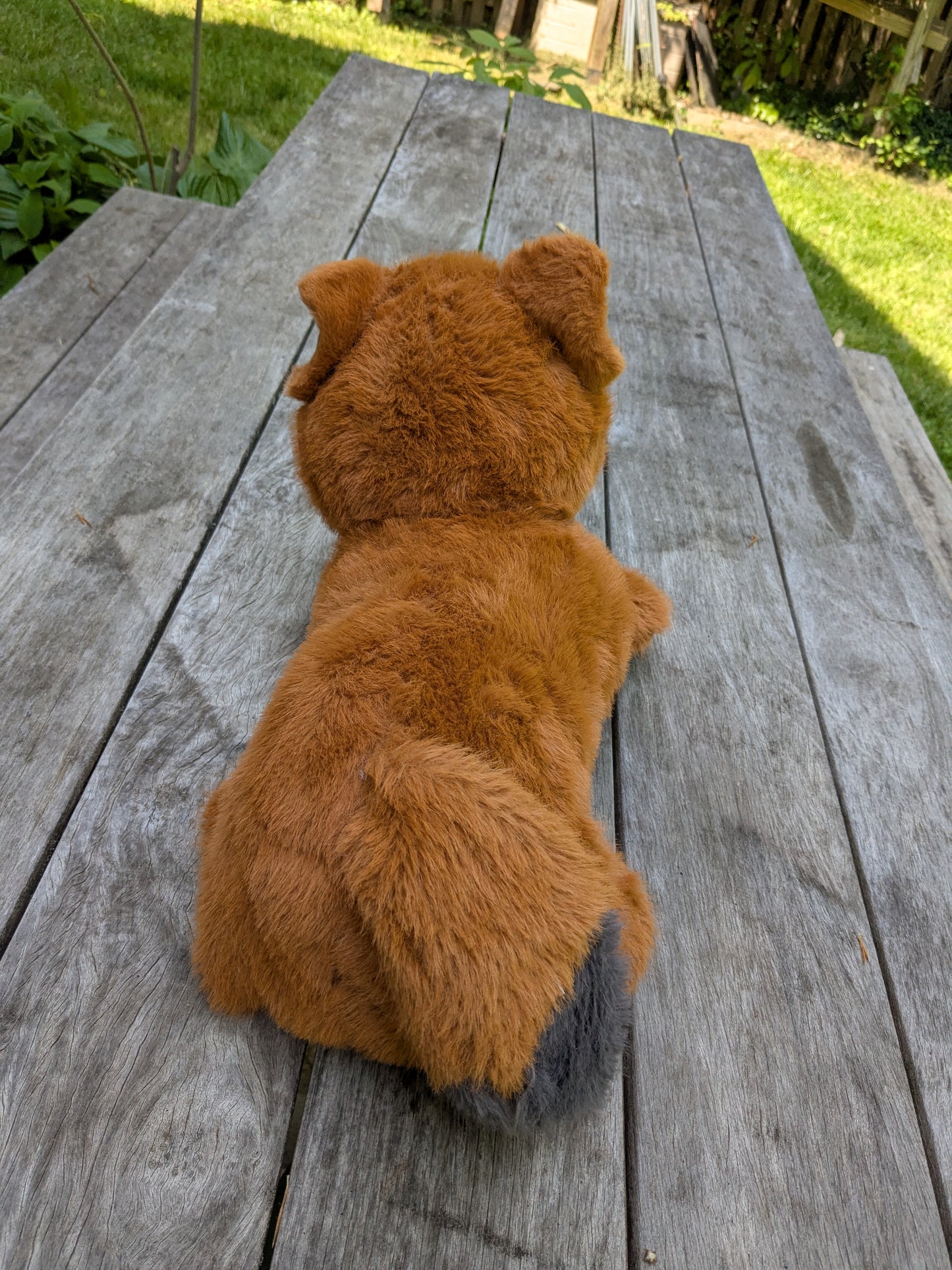 Weighted 1-5lbs Laying Down Fox Plush for Anxiety, ADHD, Stress, Autism, Comfort Therapy Stuffed Animal