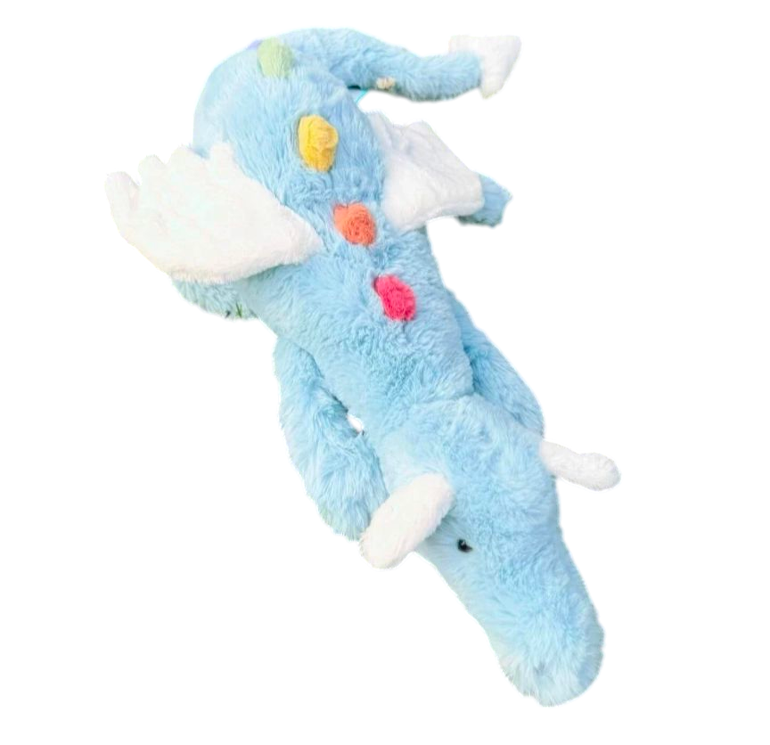 Weighted 1-8lbs Jellycat Sky Dragon Plush for Anxiety, ADHD, Stress, Autism, Comfort Therapy Stuffed Animal