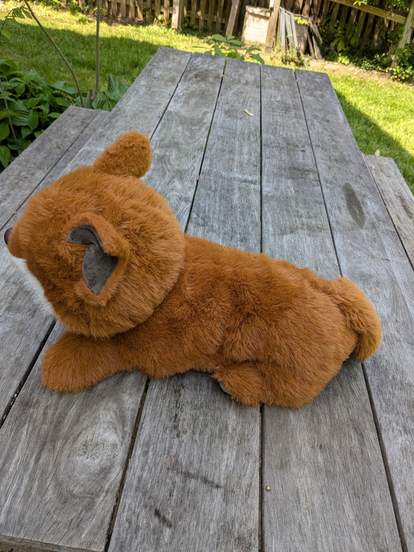 Weighted 1-5lbs Laying Down Fox Plush for Anxiety, ADHD, Stress, Autism, Comfort Therapy Stuffed Animal