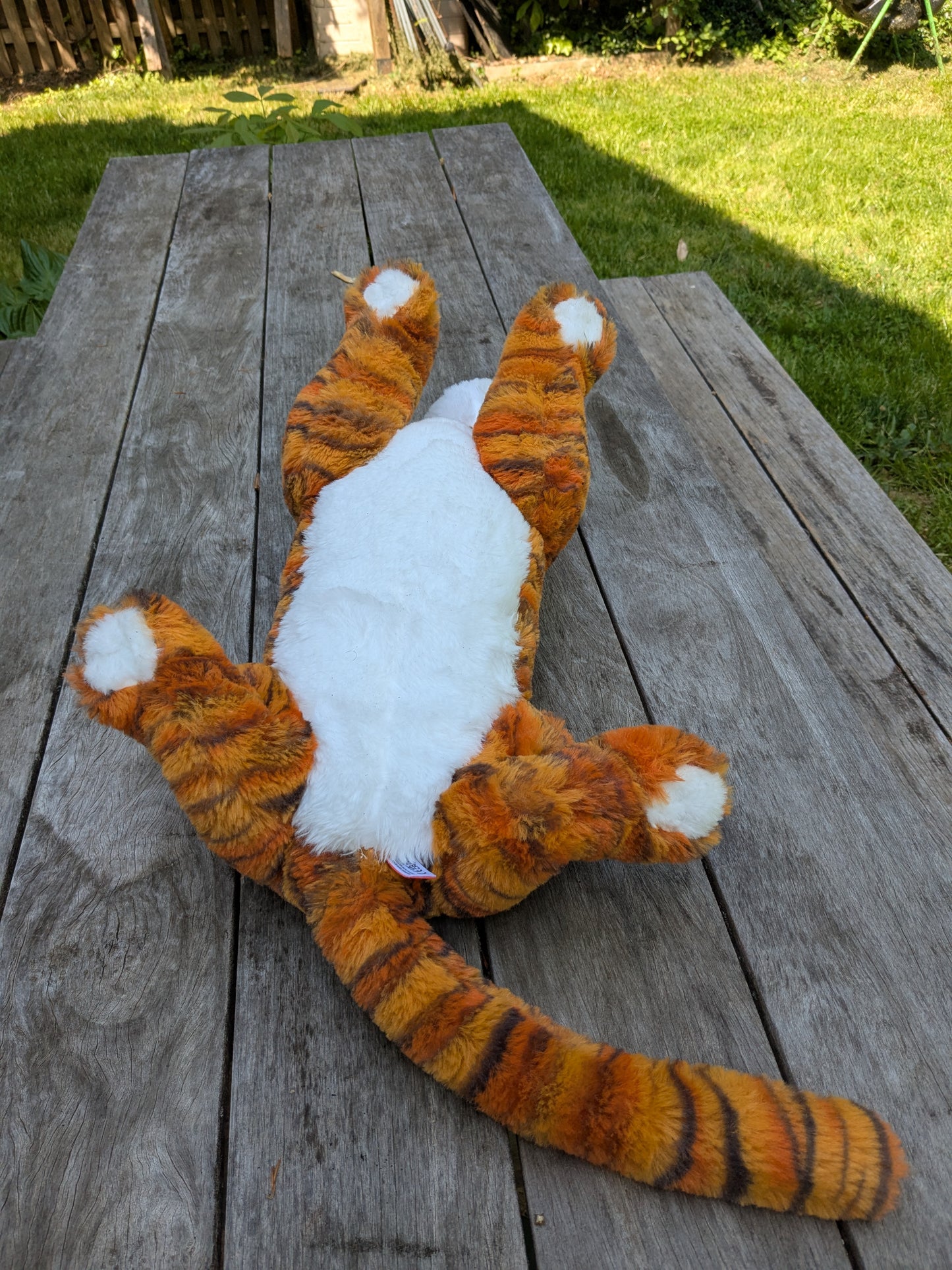 Weighted 1-4lbs 20" Tiger Plush for Anxiety, ADHD, Stress, Autism, Comfort Therapy Stuffed Animal