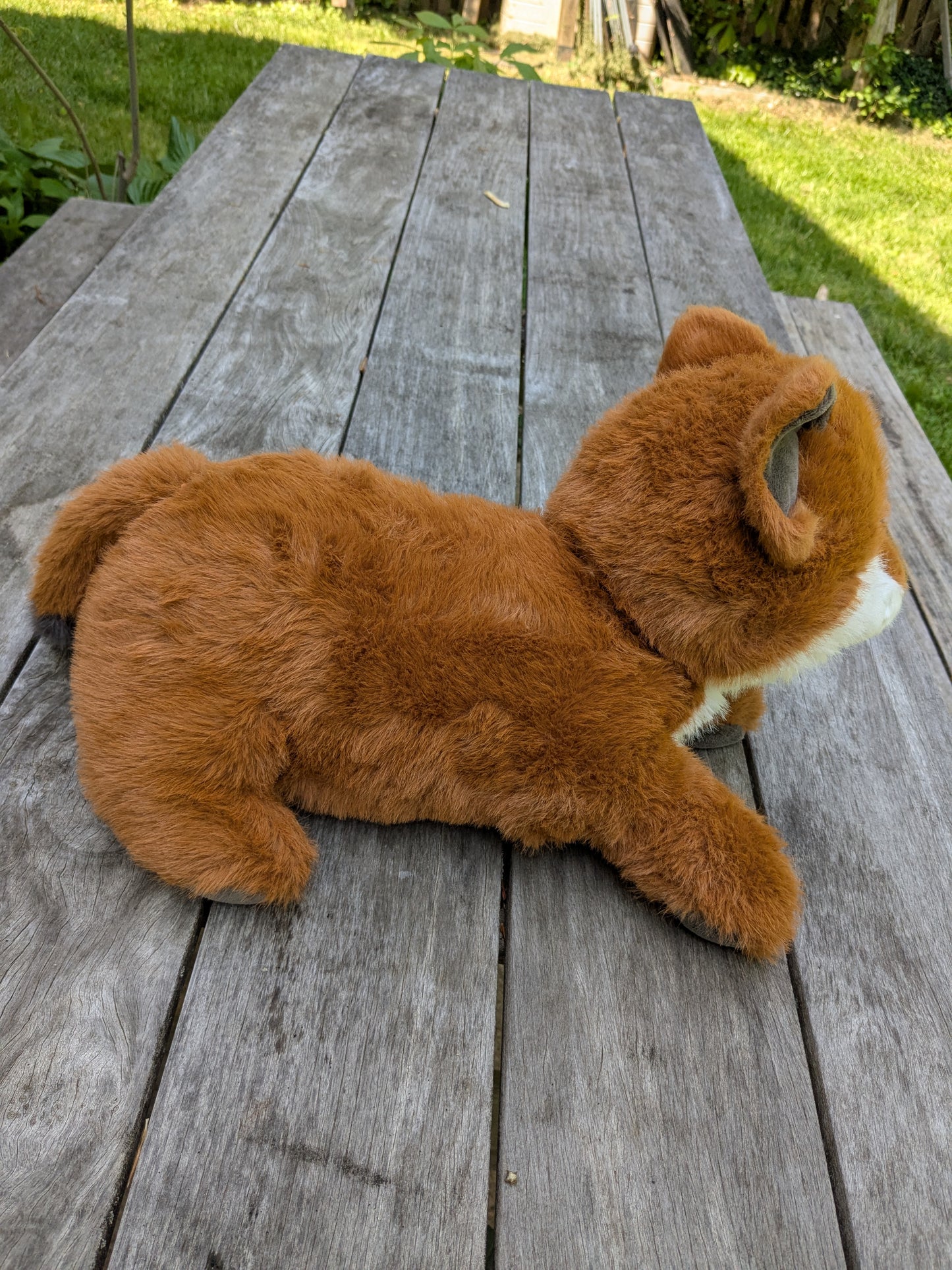 Weighted 1-5lbs Laying Down Fox Plush for Anxiety, ADHD, Stress, Autism, Comfort Therapy Stuffed Animal