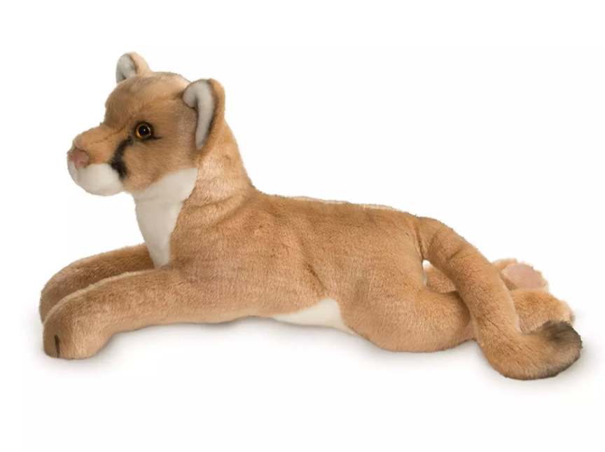 Weighted 1-5lbs Mountain Lion Plush for Anxiety, ADHD, Stress, Autism, Comfort Therapy Stuffed Animal