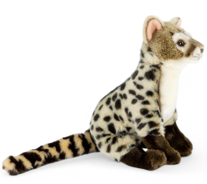 Weighted 0.5-2lbs Genet Cat Plush for Anxiety, ADHD, Stress, Autism, Comfort Therapy Stuffed Animal