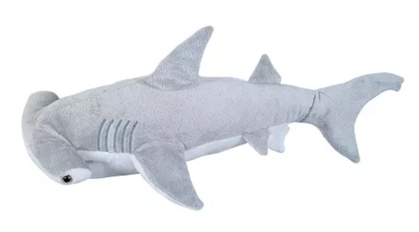 Weighted 1-5lbs Hammerhead Shark Plush for Anxiety, ADHD, Stress, Autism, Comfort Therapy Stuffed Animal