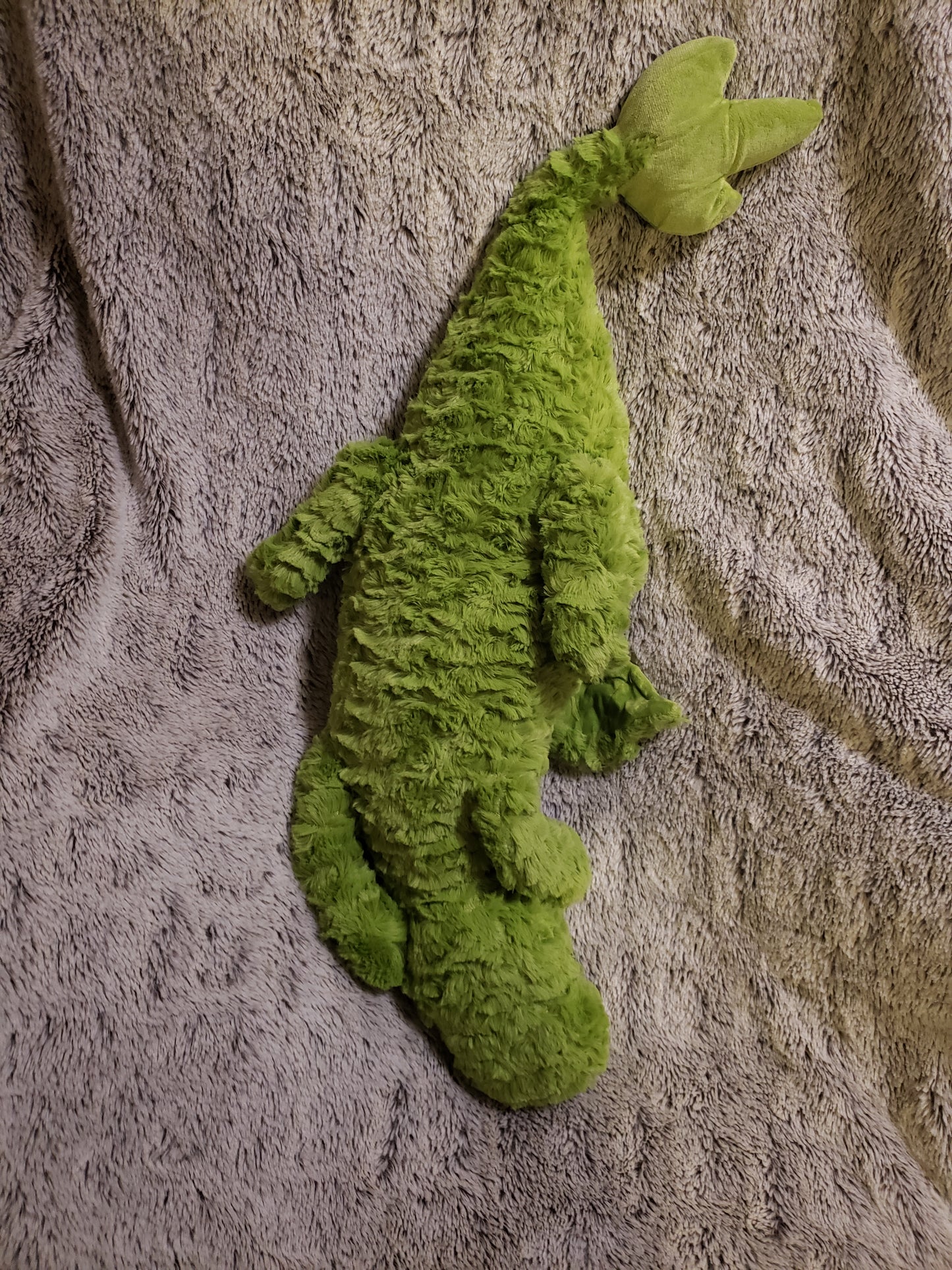 Weighted 0.5-3lbs Textured Green Dragon Plush for Anxiety, ADHD, Stress, Autism, Comfort Therapy Stuffed Animal