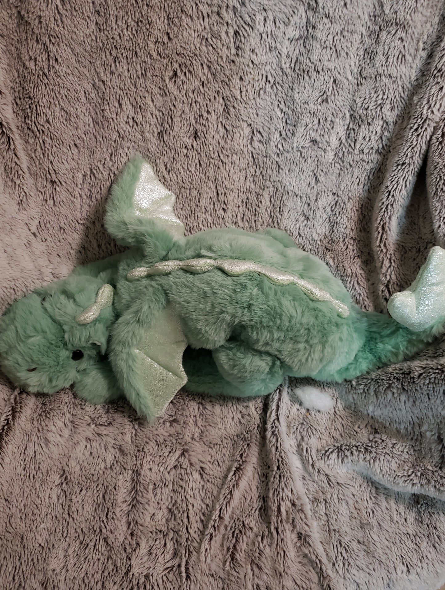 Weighted 0.5-3lbs Green Dragon Plush for Anxiety, ADHD, Stress, Autism, Comfort Therapy Stuffed Animal