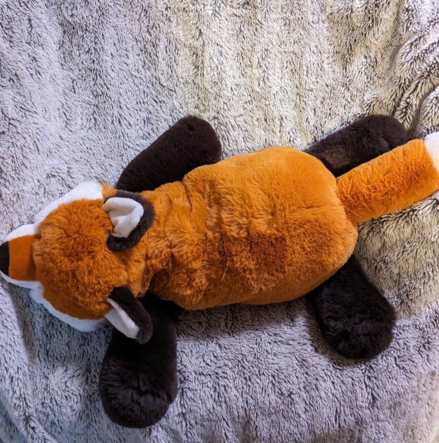 Weighted 1-5lbs Large Fox Plush for Anxiety, ADHD, Stress, Autism, Comfort Therapy Stuffed Animal