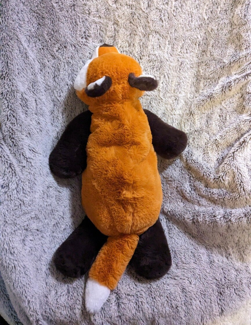 Weighted 1-5lbs Large Fox Plush for Anxiety, ADHD, Stress, Autism, Comfort Therapy Stuffed Animal