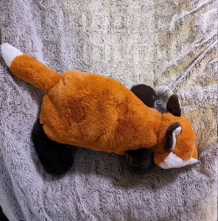 Weighted 1-5lbs Large Fox Plush for Anxiety, ADHD, Stress, Autism, Comfort Therapy Stuffed Animal