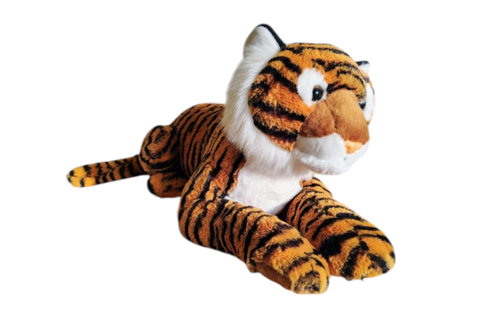 Weighted 1-15lbs 30" Tiger Plush for Anxiety, ADHD, Stress, Autism, Comfort Therapy Stuffed Animal
