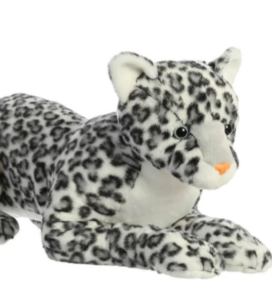 Weighted 1-15lbs 30" Snow Leopard Plush for Anxiety, ADHD, Stress, Autism, Comfort Therapy Stuffed Animal