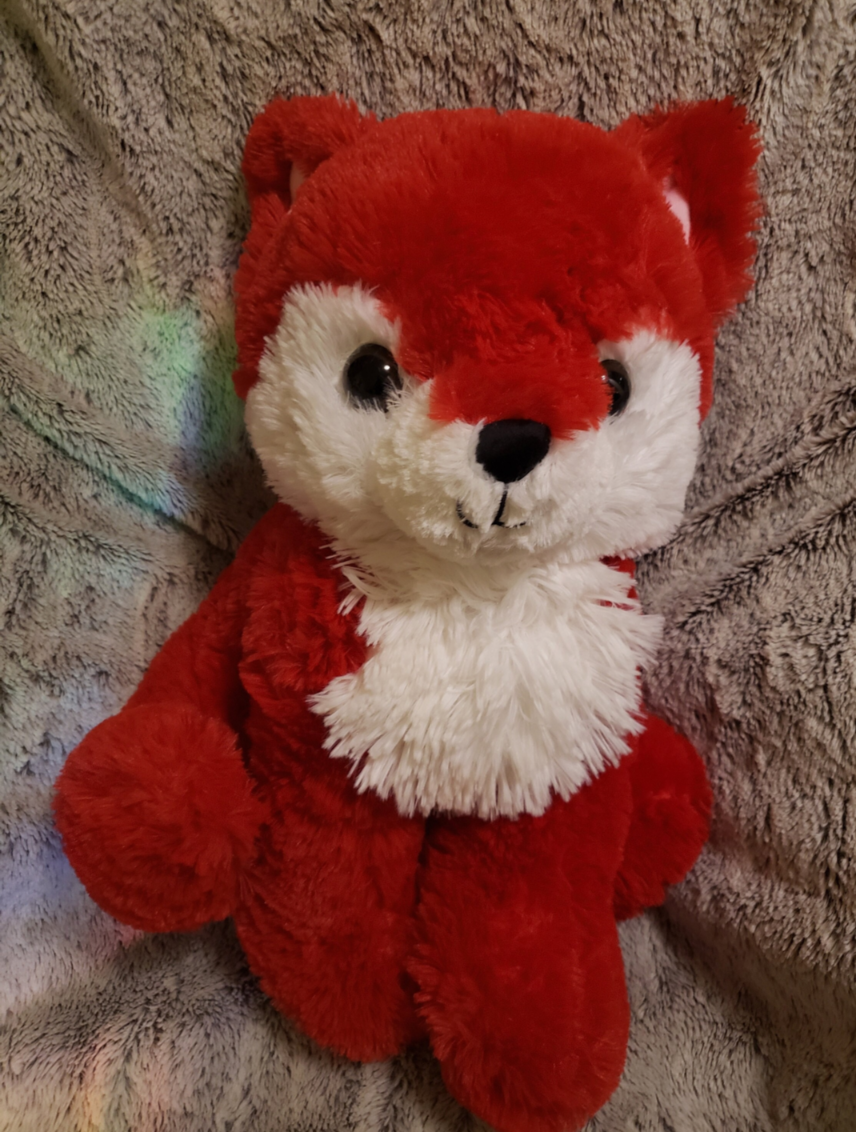 Weighted 1-5lbs Red Fox Plush for Anxiety, ADHD, Stress, Autism, Comfort Therapy Stuffed Animal