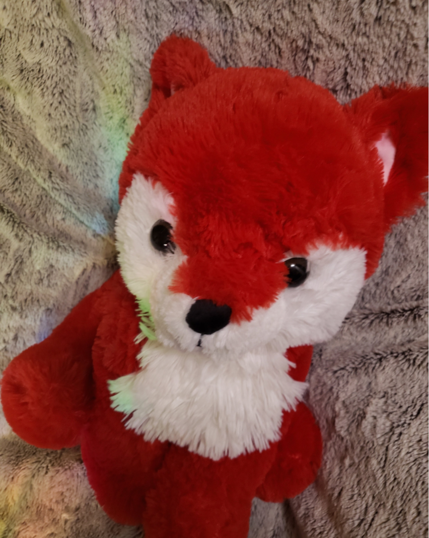 Weighted 1-5lbs Red Fox Plush for Anxiety, ADHD, Stress, Autism, Comfort Therapy Stuffed Animal