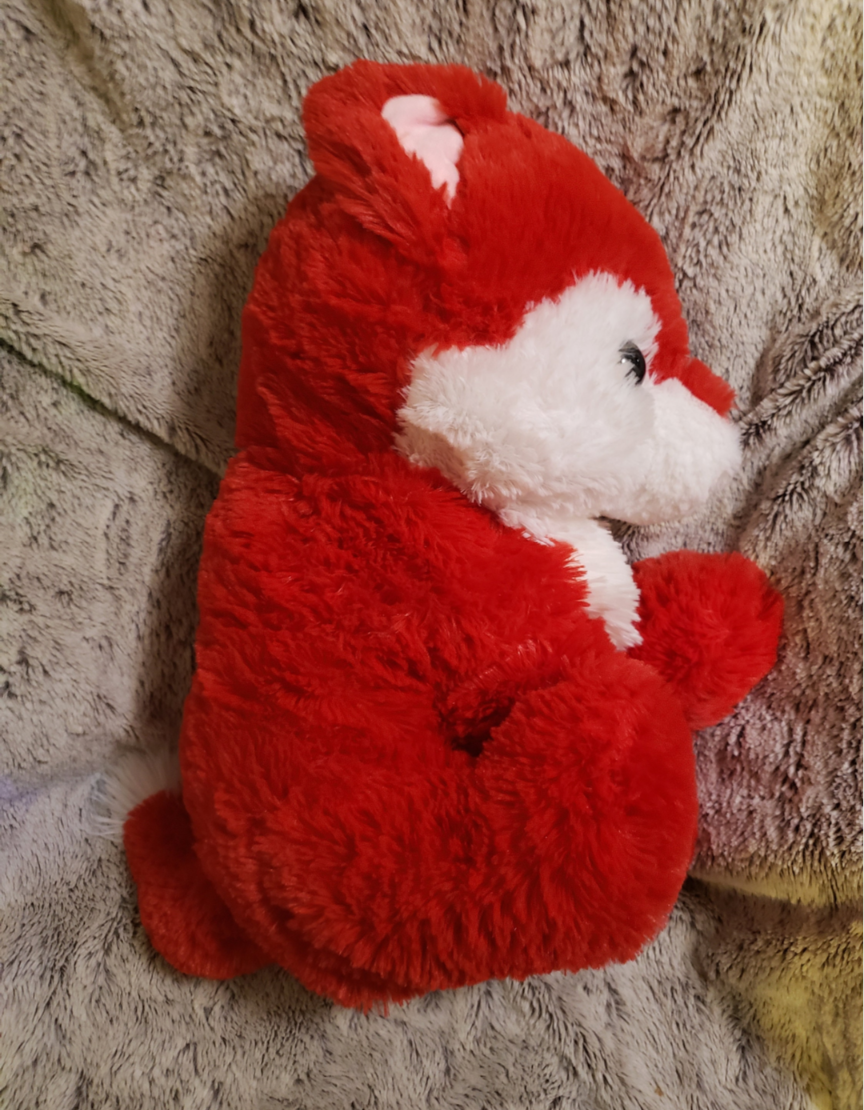 Weighted 1-5lbs Red Fox Plush for Anxiety, ADHD, Stress, Autism, Comfort Therapy Stuffed Animal