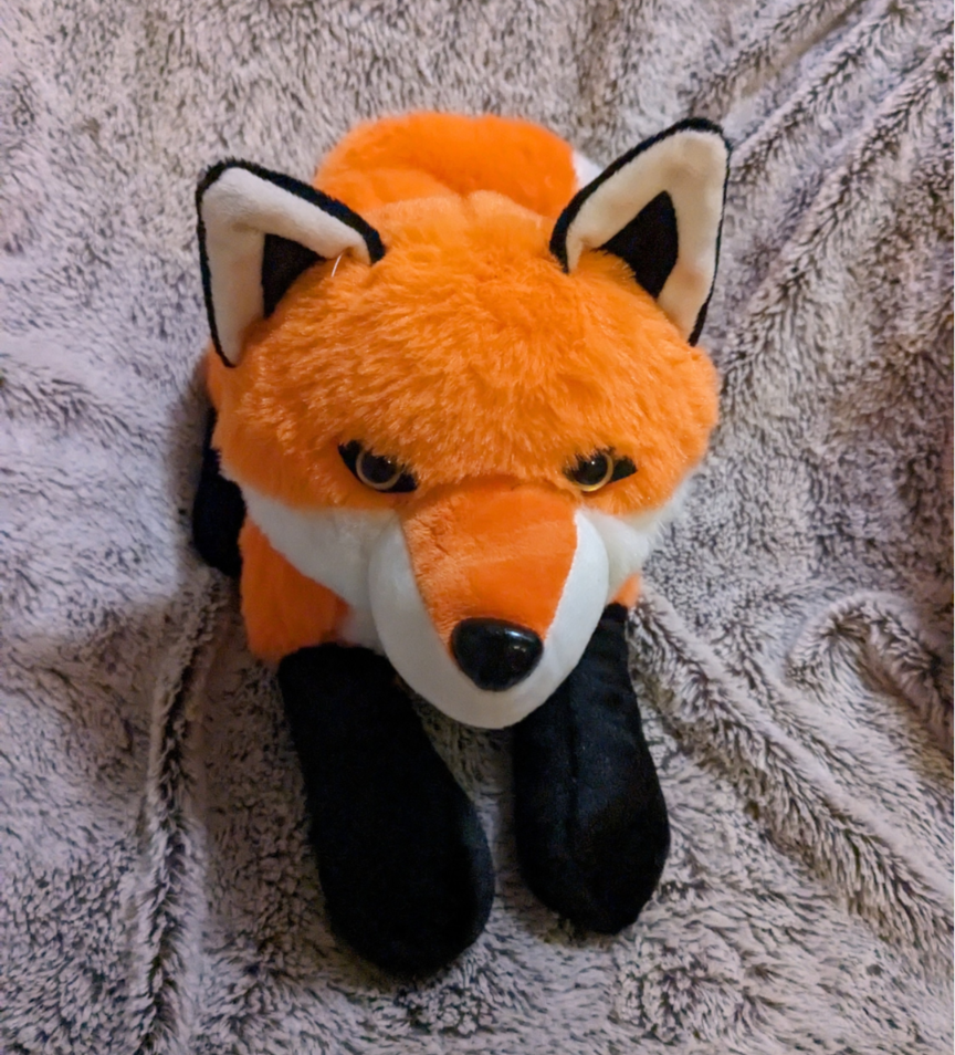 Weighted 0.5-2lbs Fox Plush for Anxiety, ADHD, Stress, Autism, Comfort Therapy Stuffed Animal