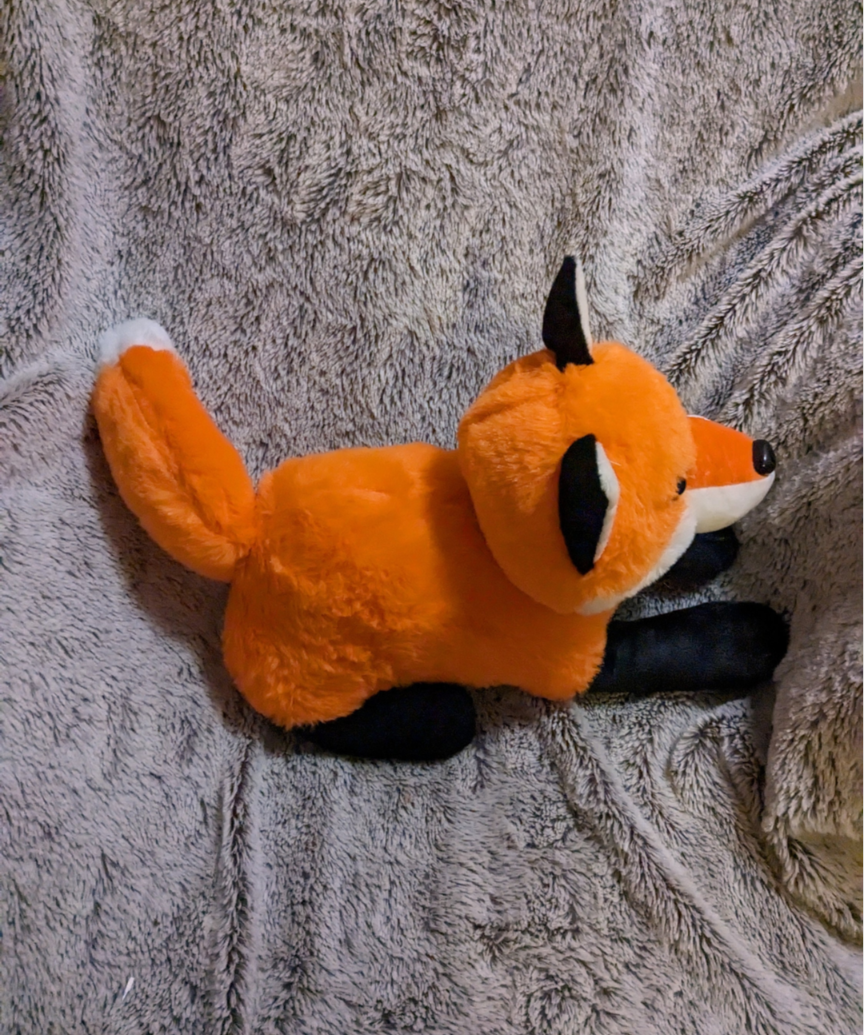 Weighted 0.5-2lbs Fox Plush for Anxiety, ADHD, Stress, Autism, Comfort Therapy Stuffed Animal