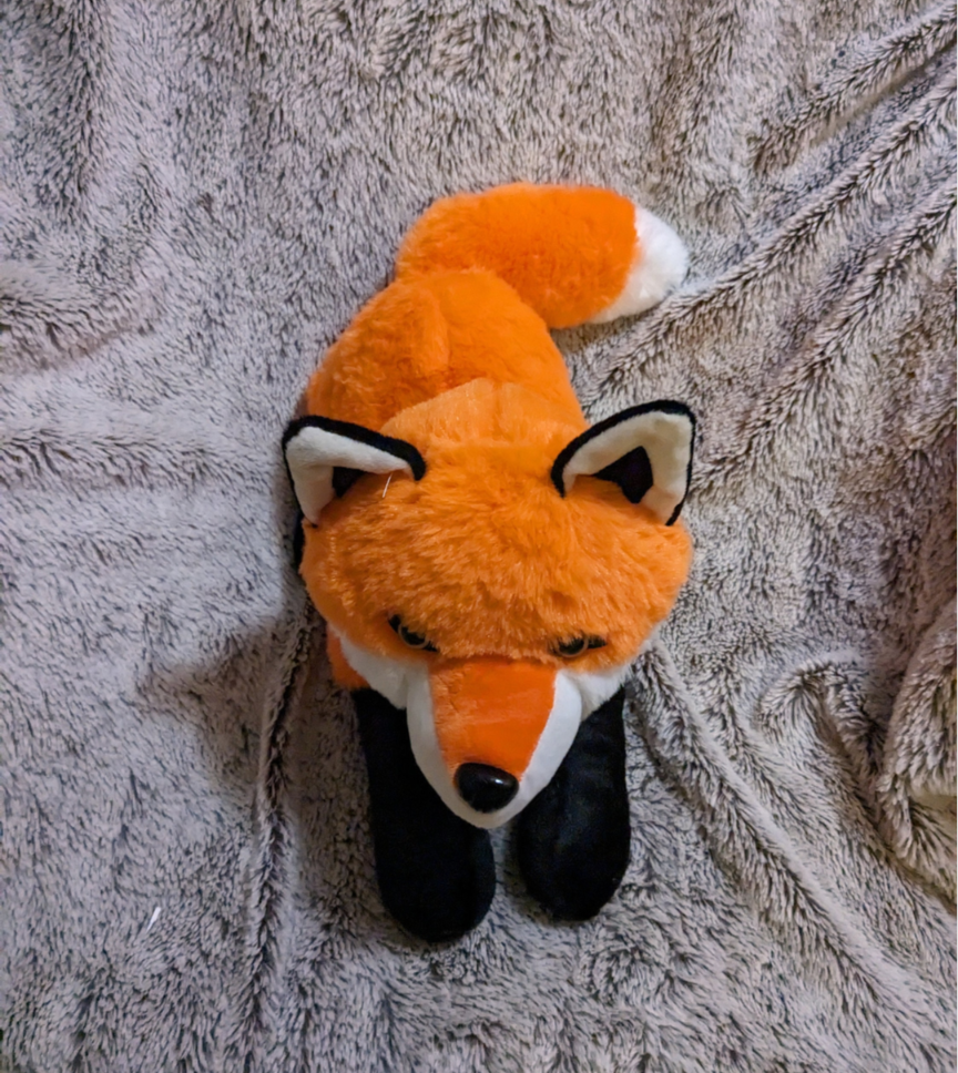 Weighted 0.5-2lbs Fox Plush for Anxiety, ADHD, Stress, Autism, Comfort Therapy Stuffed Animal