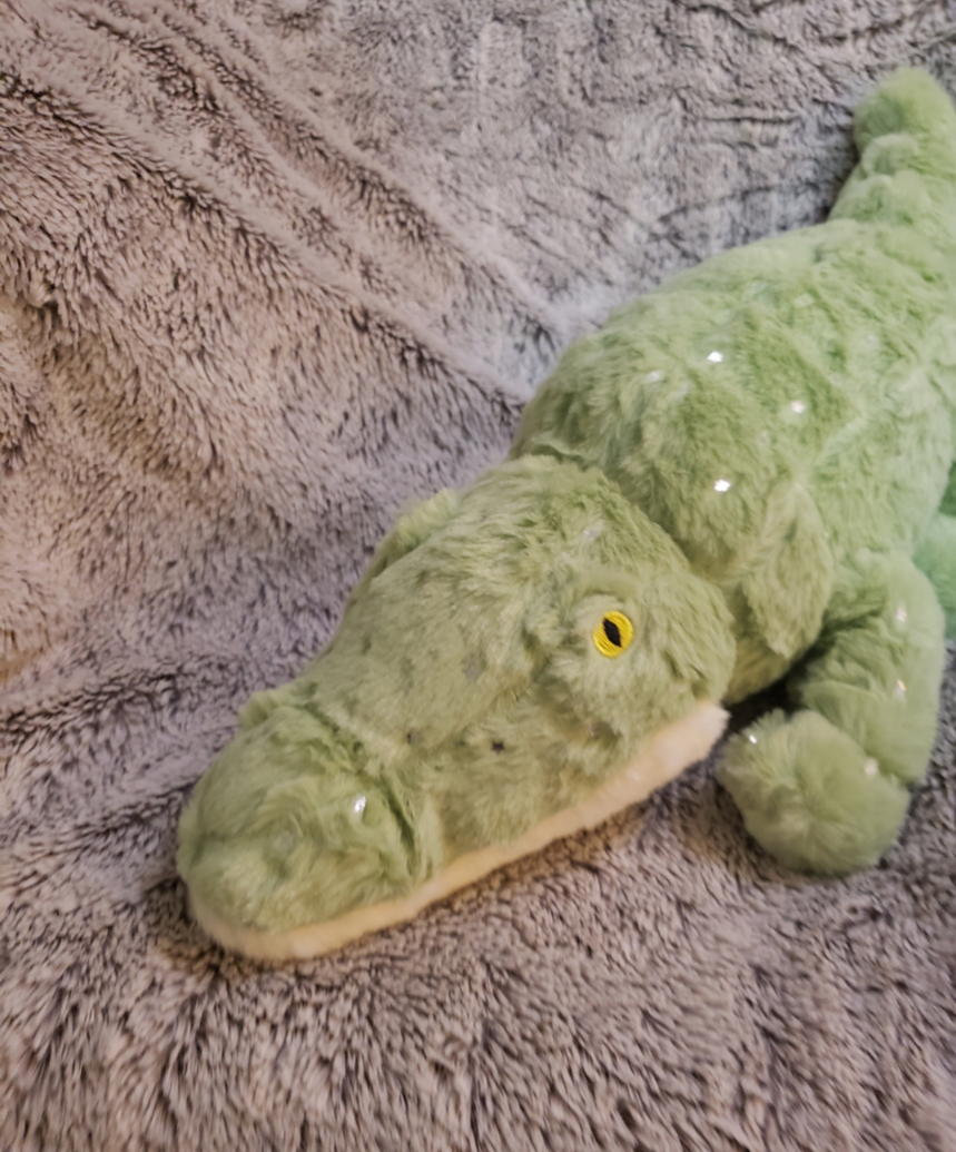 Weighted 0.5-3lbs Crocodile Plush for Anxiety, ADHD, Stress, Autism, Comfort Therapy Stuffed Animal