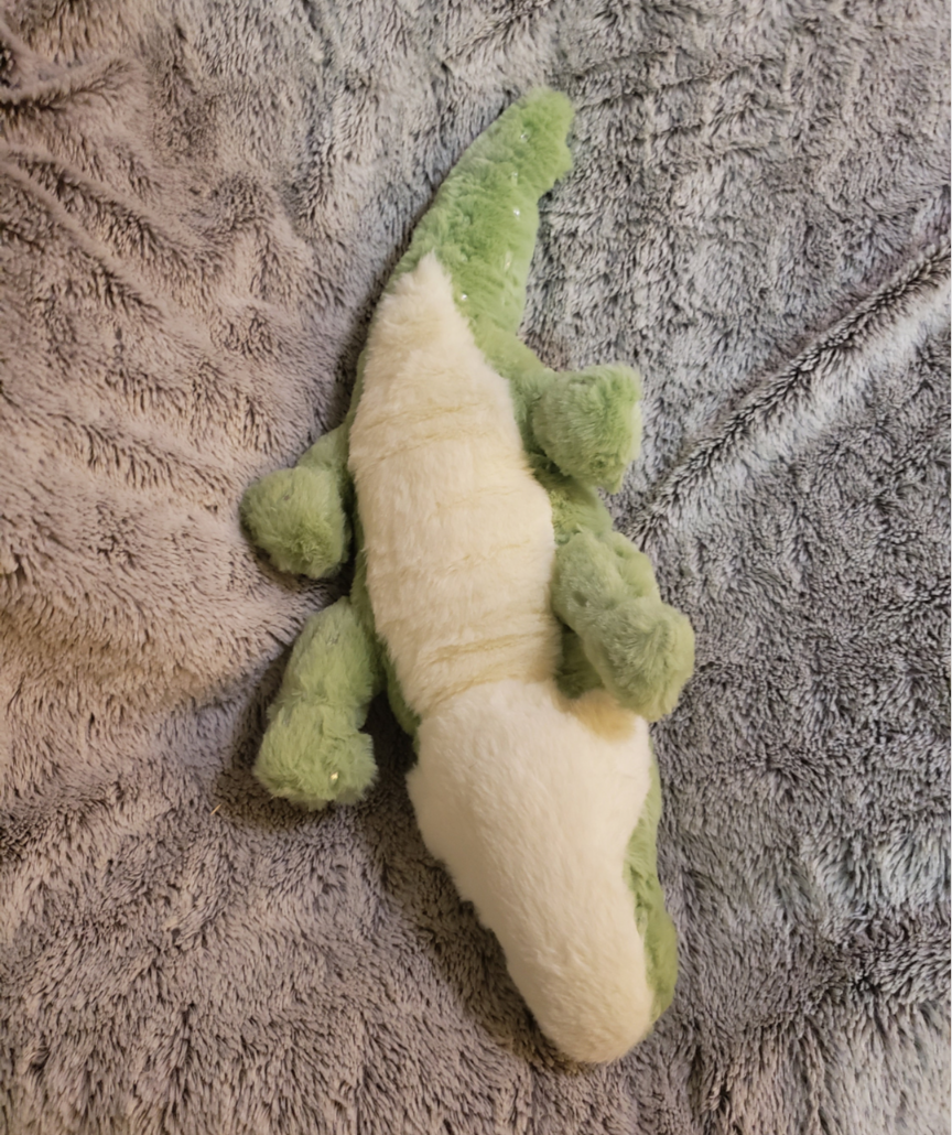 Weighted 0.5-3lbs Crocodile Plush for Anxiety, ADHD, Stress, Autism, Comfort Therapy Stuffed Animal