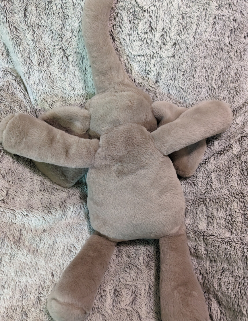 Weighted 1-4lbs Large Elephant Plush for Anxiety, ADHD, Stress, Autism, Comfort Therapy Stuffed Animal