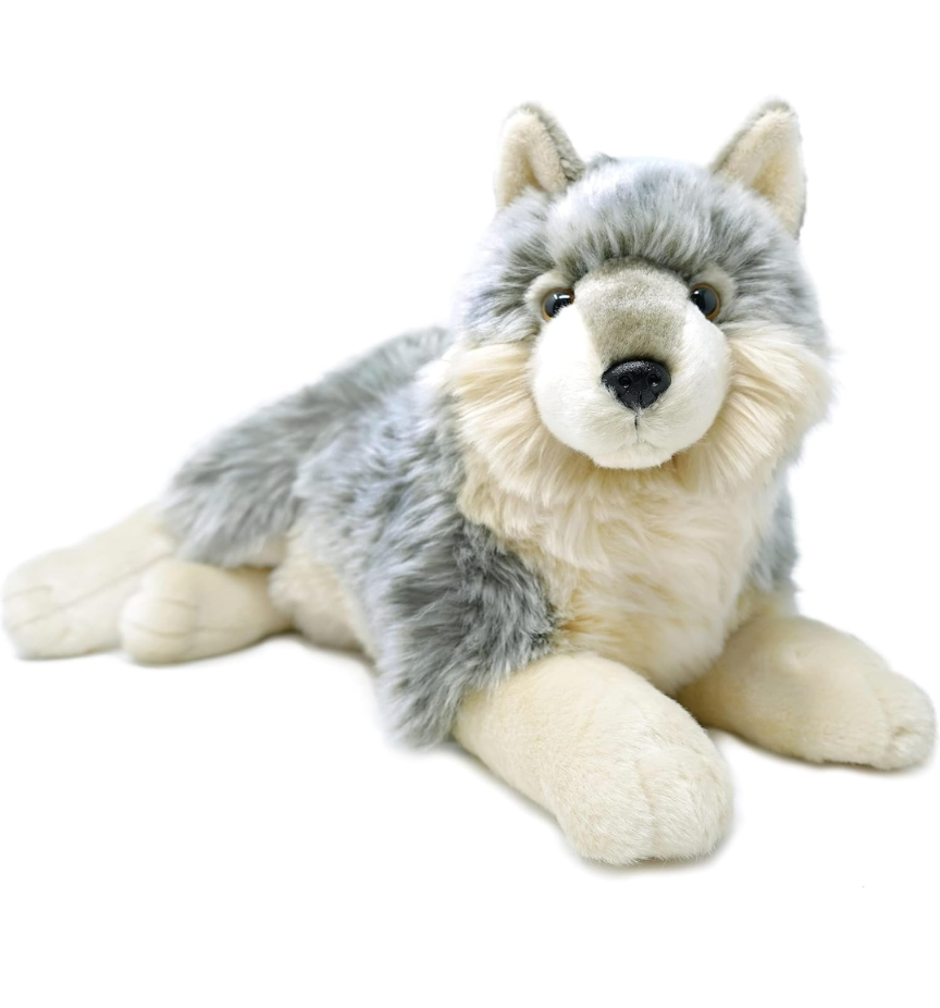 Weighted 0.5-3lbs Wolf Plush for Anxiety, ADHD, Stress, Autism, Comfort Therapy Stuffed Animal