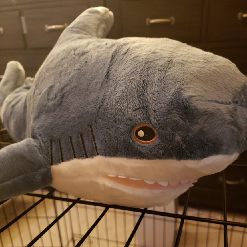 Weighted 1-8lbs Large Shark Plush for Anxiety, ADHD, Stress, Autism, Comfort Therapy Stuffed Animal