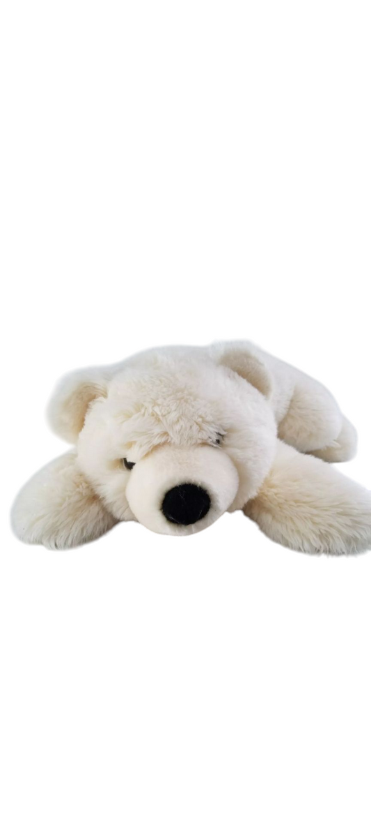 Weighted 1-15lbs 30" Polar Bear Plush for Anxiety, ADHD, Stress, Autism, Comfort Therapy Stuffed Animal
