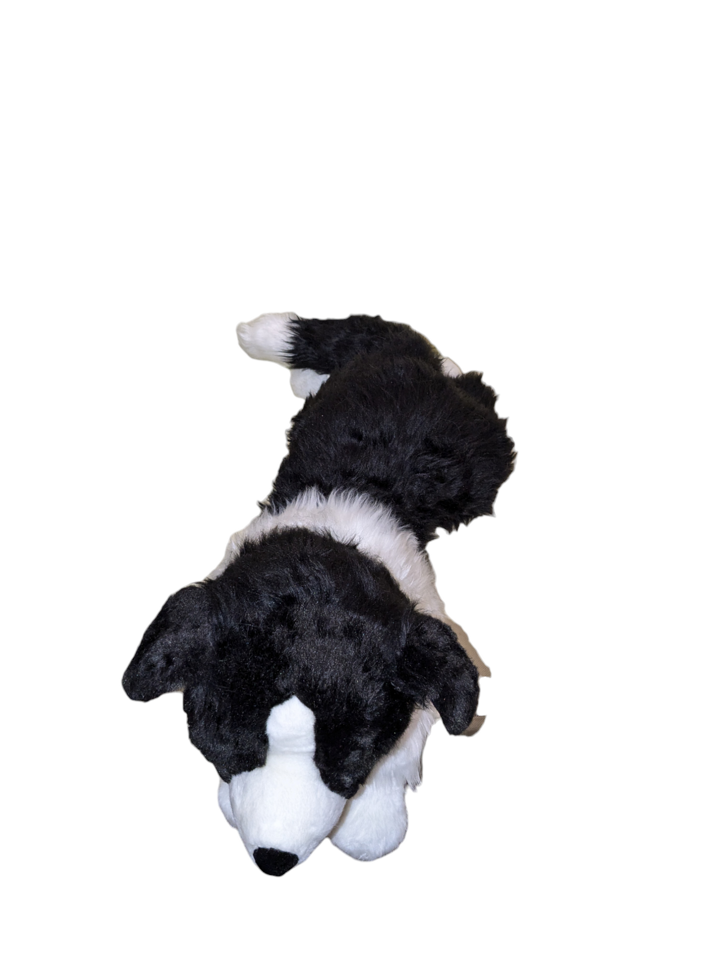 Weighted 1-5lbs Large Border Collie Dog Puppy Plush for Anxiety, ADHD, Stress, Autism, Comfort Therapy Stuffed Animal