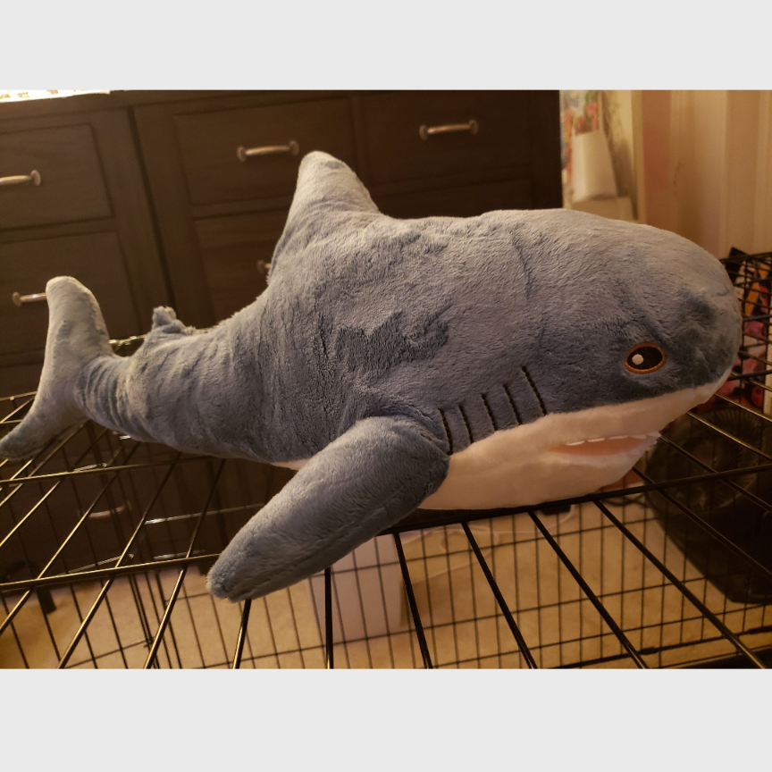 Weighted 1-8lbs Large Shark Plush for Anxiety, ADHD, Stress, Autism, Comfort Therapy Stuffed Animal