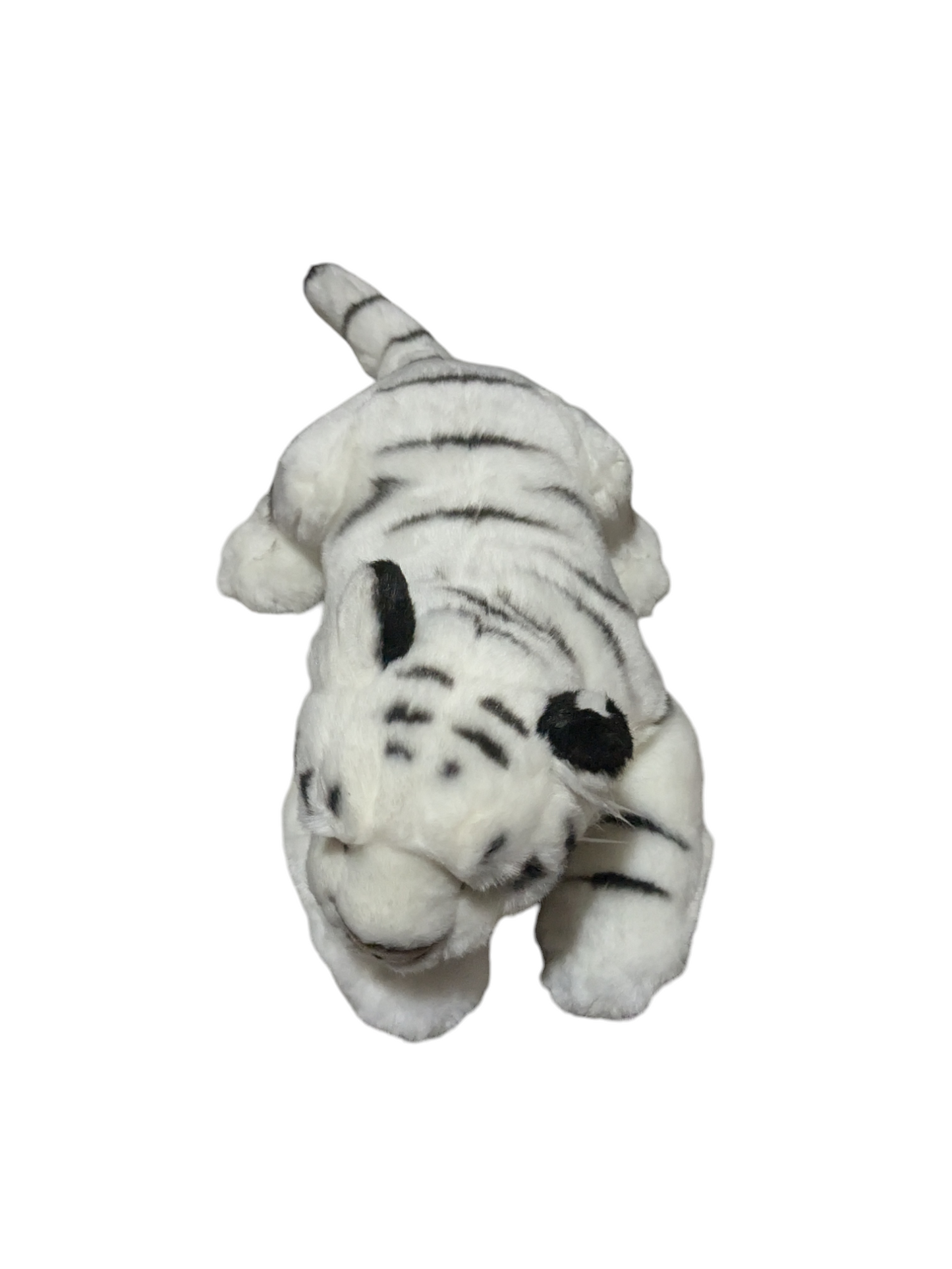 Weighted 1-3lbs White Tiger Plush with Paw Pads for Anxiety, ADHD, Stress, Autism, Comfort Therapy Stuffed Animal