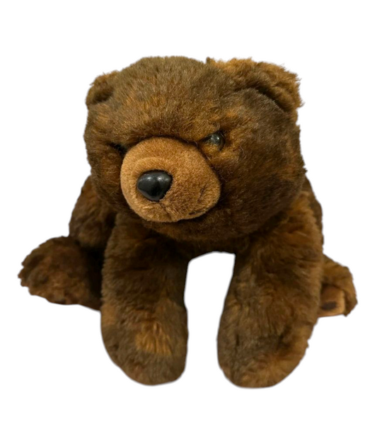 Weighted 1-5lbs Brown Grizzly Bear Plush for Anxiety, ADHD, Stress, Autism, Comfort Therapy Stuffed Animal
