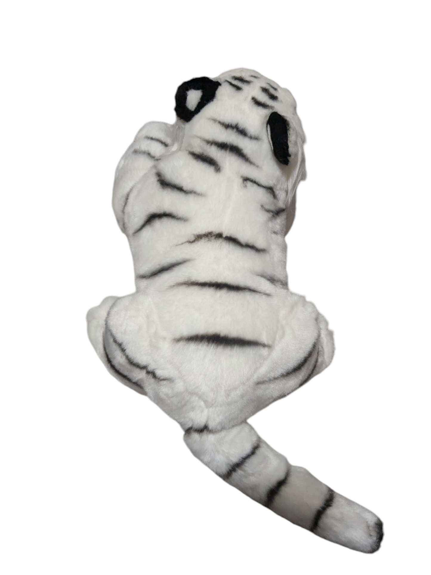 Weighted 1-3lbs White Tiger Plush with Paw Pads for Anxiety, ADHD, Stress, Autism, Comfort Therapy Stuffed Animal