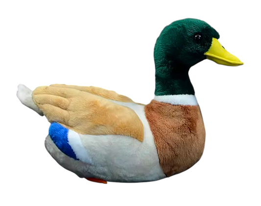 Weighted 0.5-2lbs 12" Mallard Duck Plush for Anxiety, ADHD, Stress, Autism, Comfort Therapy Stuffed Animal