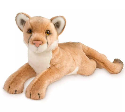 Weighted 1-5lbs Mountain Lion Plush for Anxiety, ADHD, Stress, Autism, Comfort Therapy Stuffed Animal