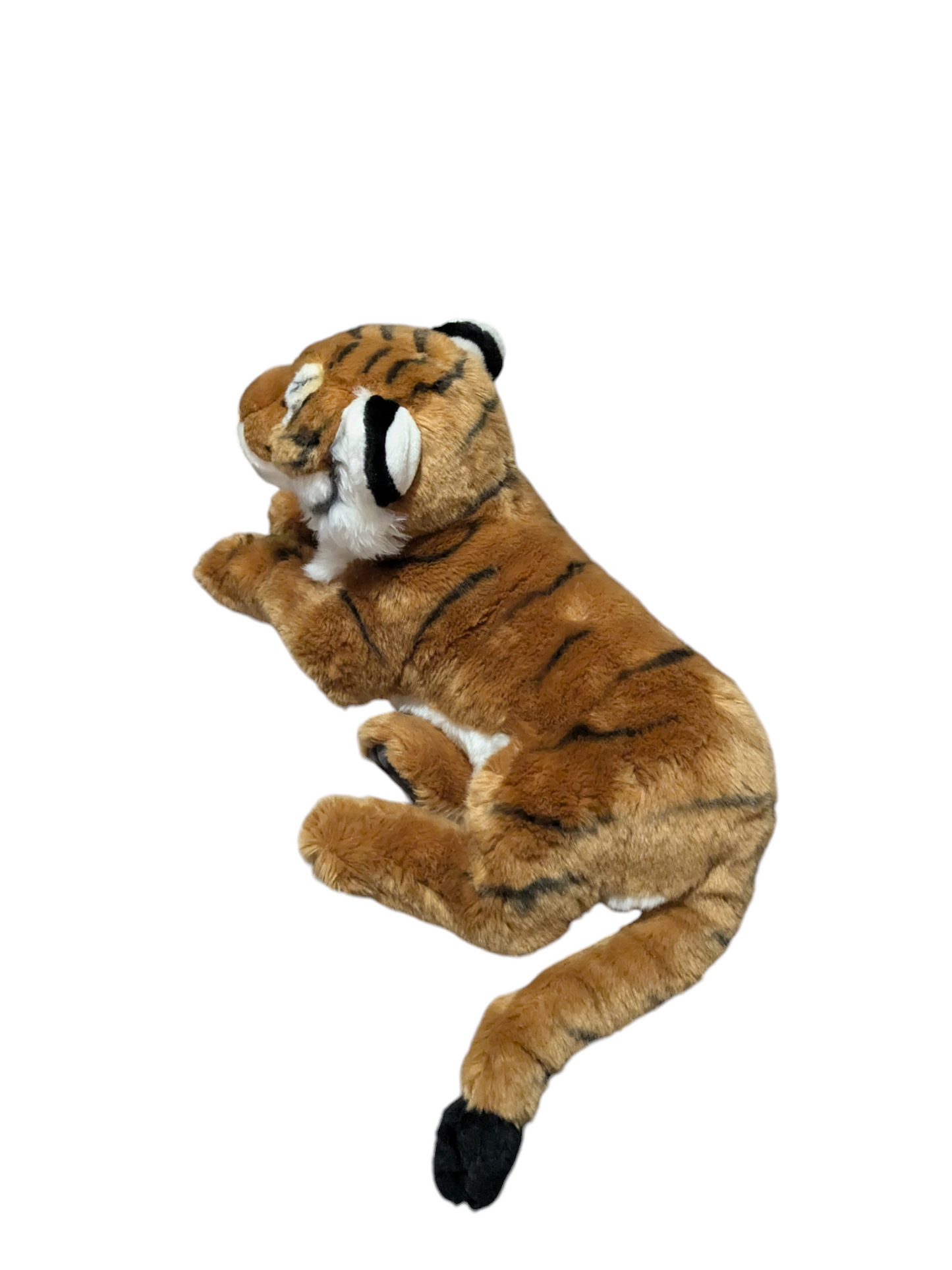 Weighted 1-8lbs Large Jumbo Giant Big Tiger Plush with Paw Pads for Anxiety, ADHD, Stress, Autism, Comfort Therapy Stuffed Animal