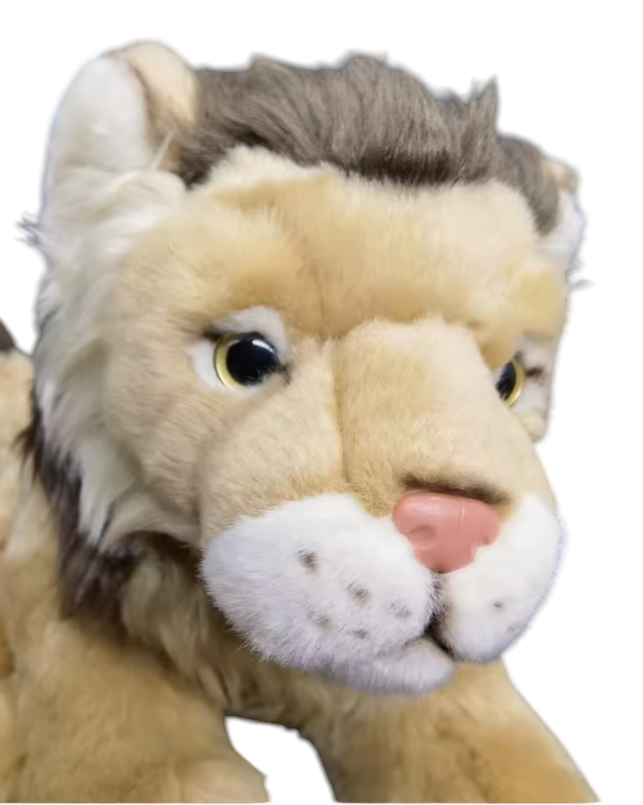 Weighted 0.5-2lbs Lion Plush for Anxiety, ADHD, Stress, Autism, Comfort Therapy Stuffed Animal