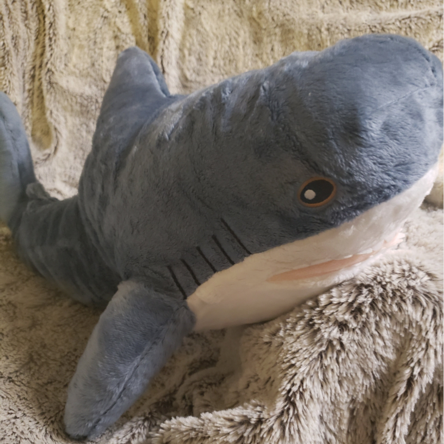 Weighted 1-8lbs Large Shark Plush for Anxiety, ADHD, Stress, Autism, Comfort Therapy Stuffed Animal