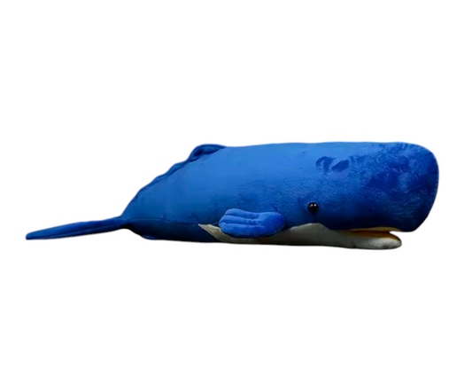 Weighted 0.5-2lbs 21" Blue Whale Plush for Anxiety, ADHD, Stress, Autism, Comfort Therapy Stuffed Animal