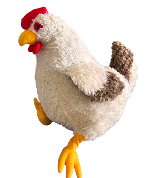Weighted 1-5lbs 20" Chicken Plush for Anxiety, ADHD, Stress, Autism, Comfort Therapy Stuffed Animal