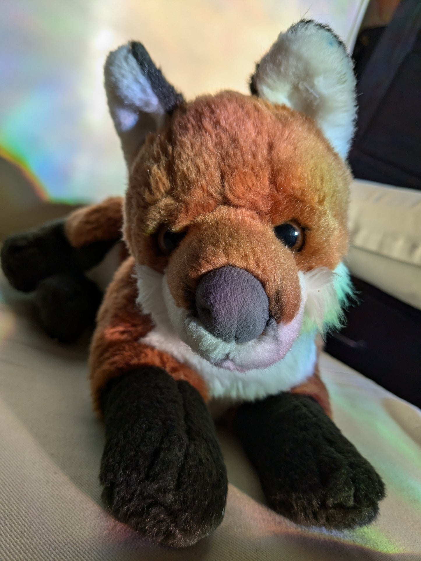 Weighted 0.5-2lbs Fox Plush for Anxiety, ADHD, Stress, Autism, Comfort Therapy Stuffed Animal