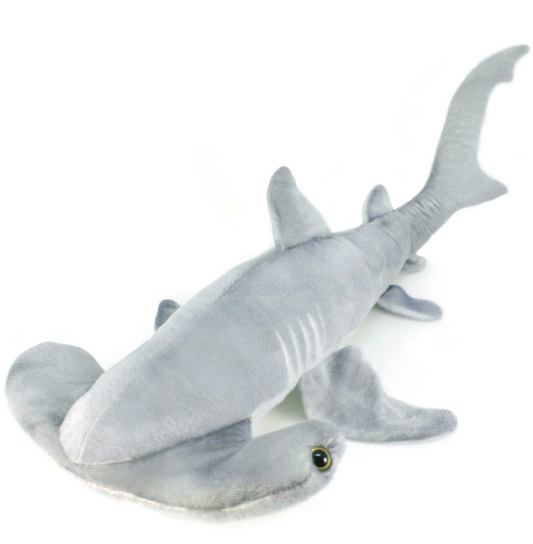 Weighted 1-10lbs 30" Hammerhead Shark Plush for Anxiety, ADHD, Stress, Autism, Comfort Therapy Stuffed Animal