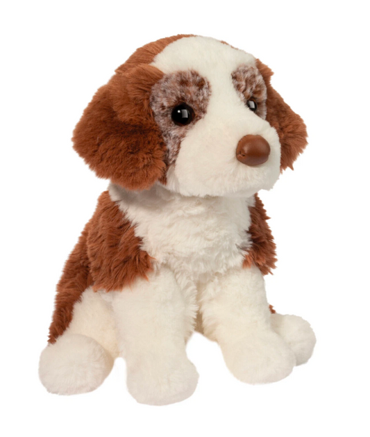 Weighted 0.5-2lbs 12" Red Australian Shepherd Dog Plush for Anxiety, ADHD, Stress, Autism, Comfort Therapy Stuffed Animal