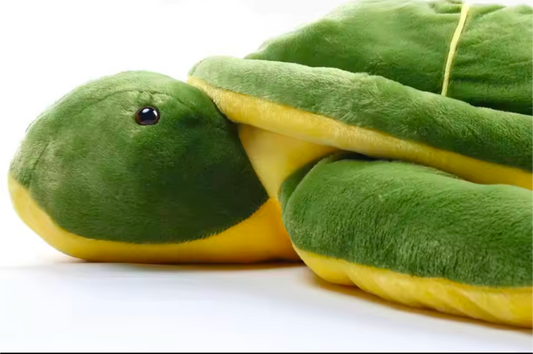 Weighted 1-8lbs 33" Turtle Plush for Anxiety, ADHD, Stress, Autism, Comfort Therapy Stuffed Animal