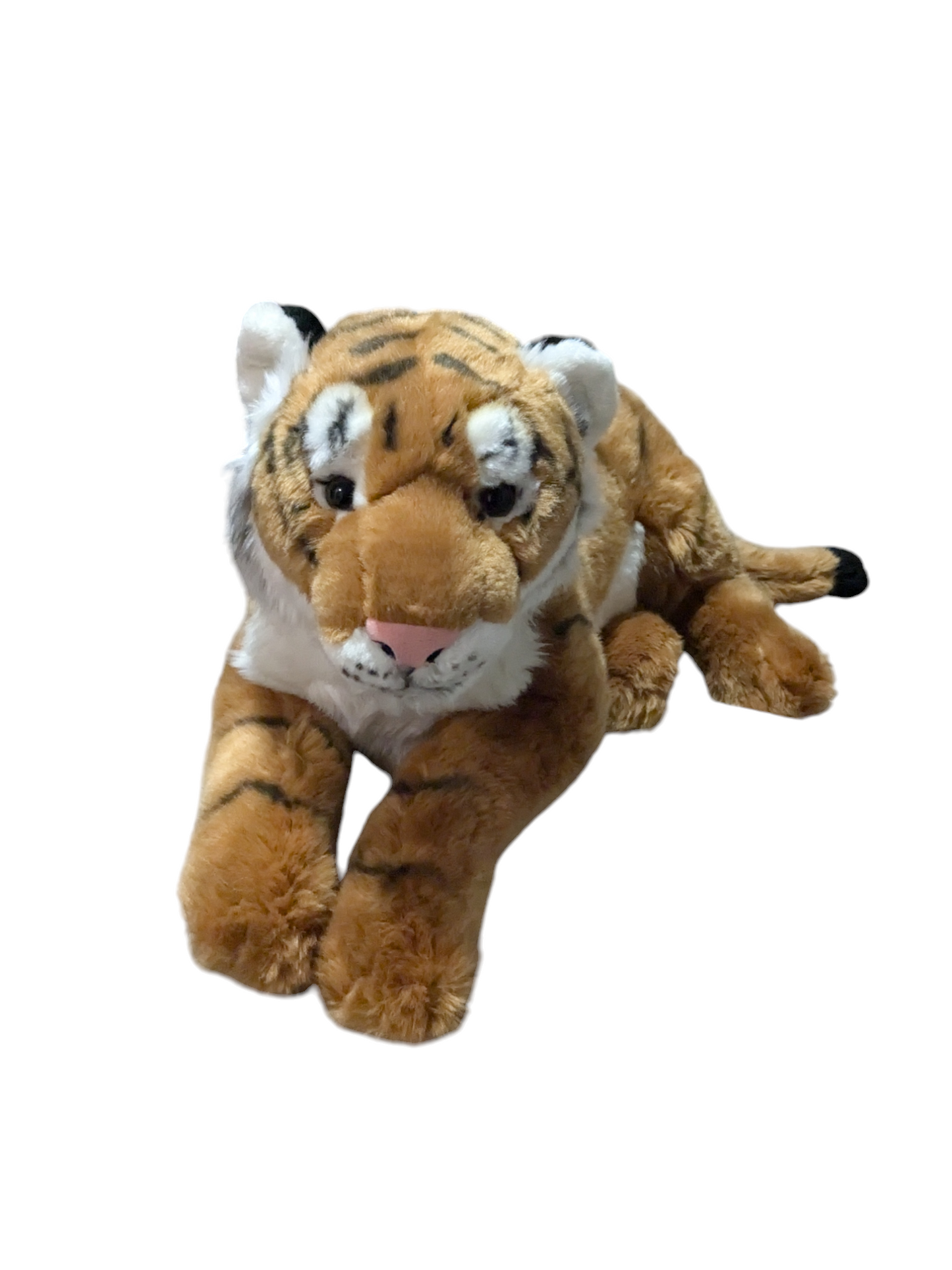 Weighted 1-8lbs Large Jumbo Giant Big Tiger Plush with Paw Pads for Anxiety, ADHD, Stress, Autism, Comfort Therapy Stuffed Animal