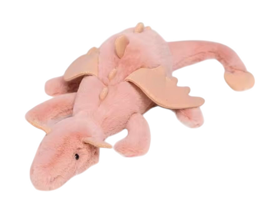 Weighted 1-10lbs 36" Pink Dragon Plush for Anxiety, ADHD, Stress, Autism, Comfort Therapy Stuffed Animal
