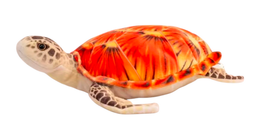 Weighted 1-15lbs 36" Red Sea Turtle Plush for Anxiety, ADHD, Stress, Autism, Comfort Therapy Stuffed Animal
