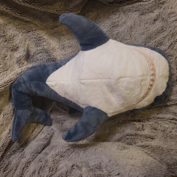 Weighted 1-8lbs Large Shark Plush for Anxiety, ADHD, Stress, Autism, Comfort Therapy Stuffed Animal