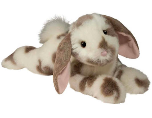 Weighted 1-4lbs 15" Grey and White Bunny Rabbit Plush for Anxiety, ADHD, Stress, Autism, Comfort Therapy Stuffed Animal