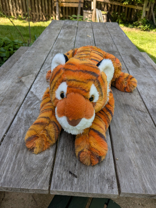 Weighted 1-4lbs 20" Tiger Plush for Anxiety, ADHD, Stress, Autism, Comfort Therapy Stuffed Animal